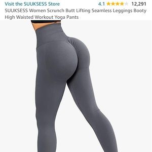 SUUKSESS Scrunch Booty Leggings - Gray